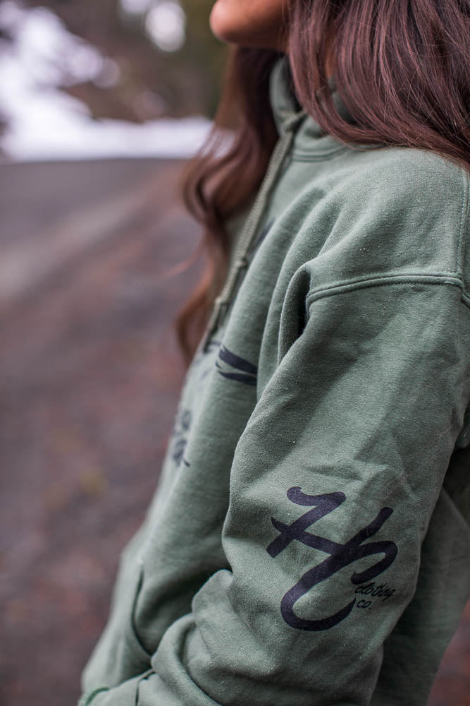 Keep Grinding Elk Hooded