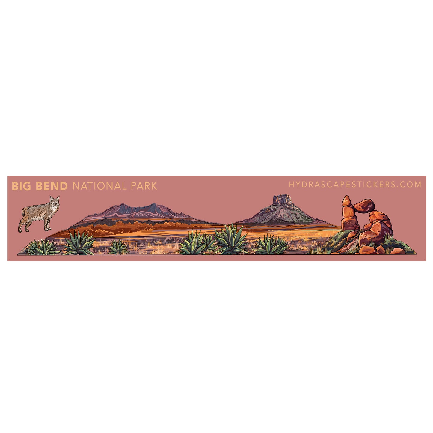 Big Bend Miniscape Sticker