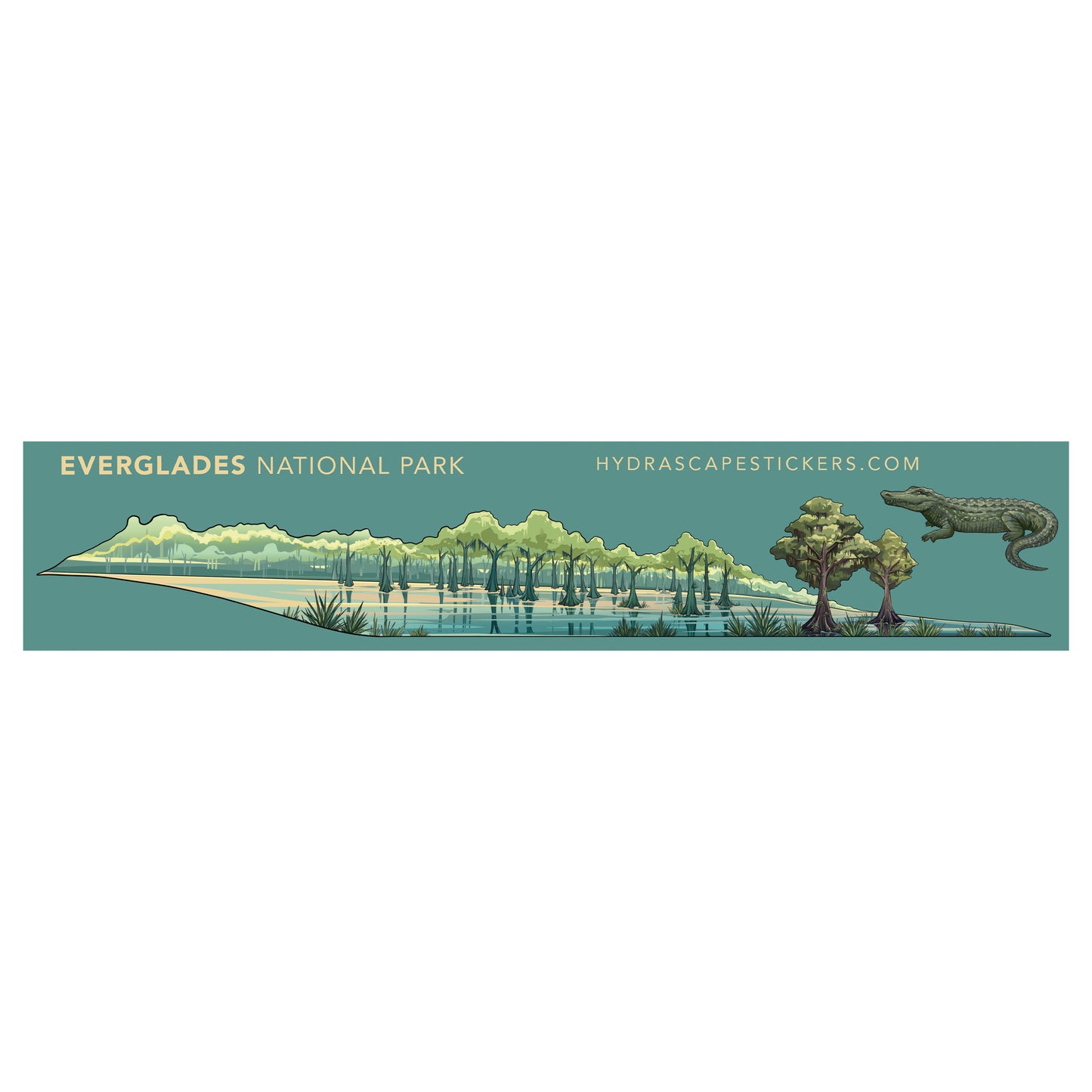 Everglades Miniscape Sticker