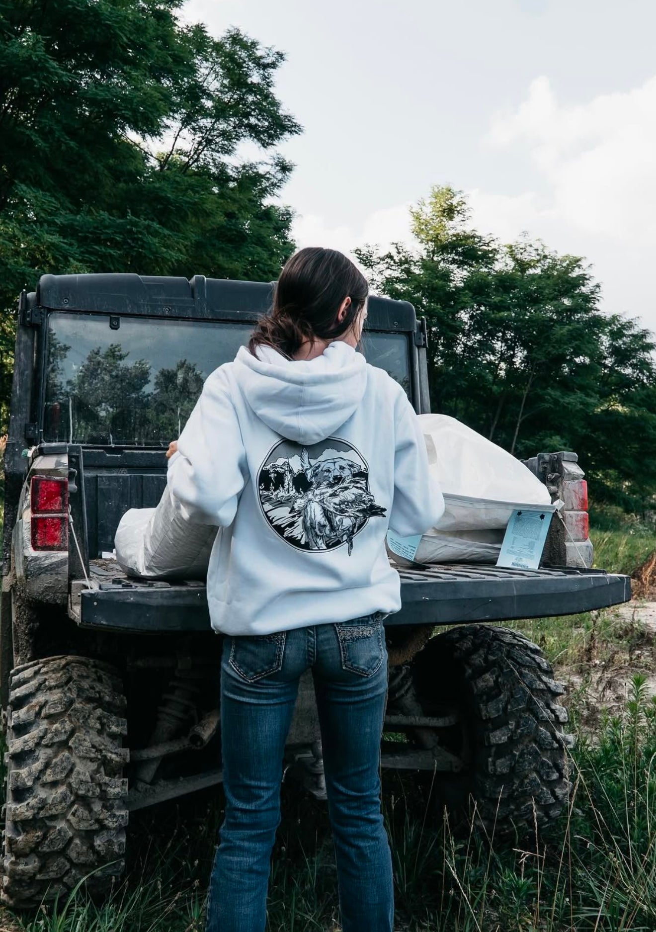 Snow Goose Heavyweight Hoodie