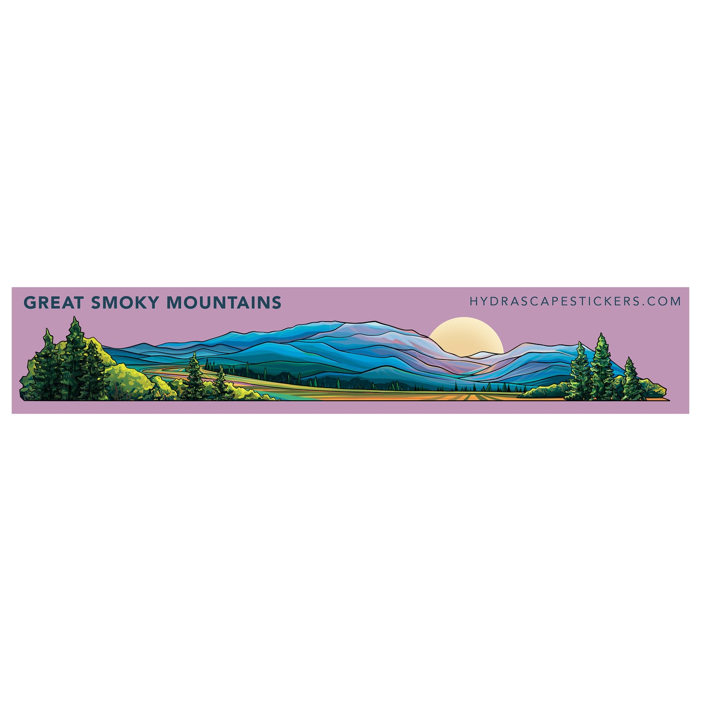 Smokey Mountain Miniscape Sticker