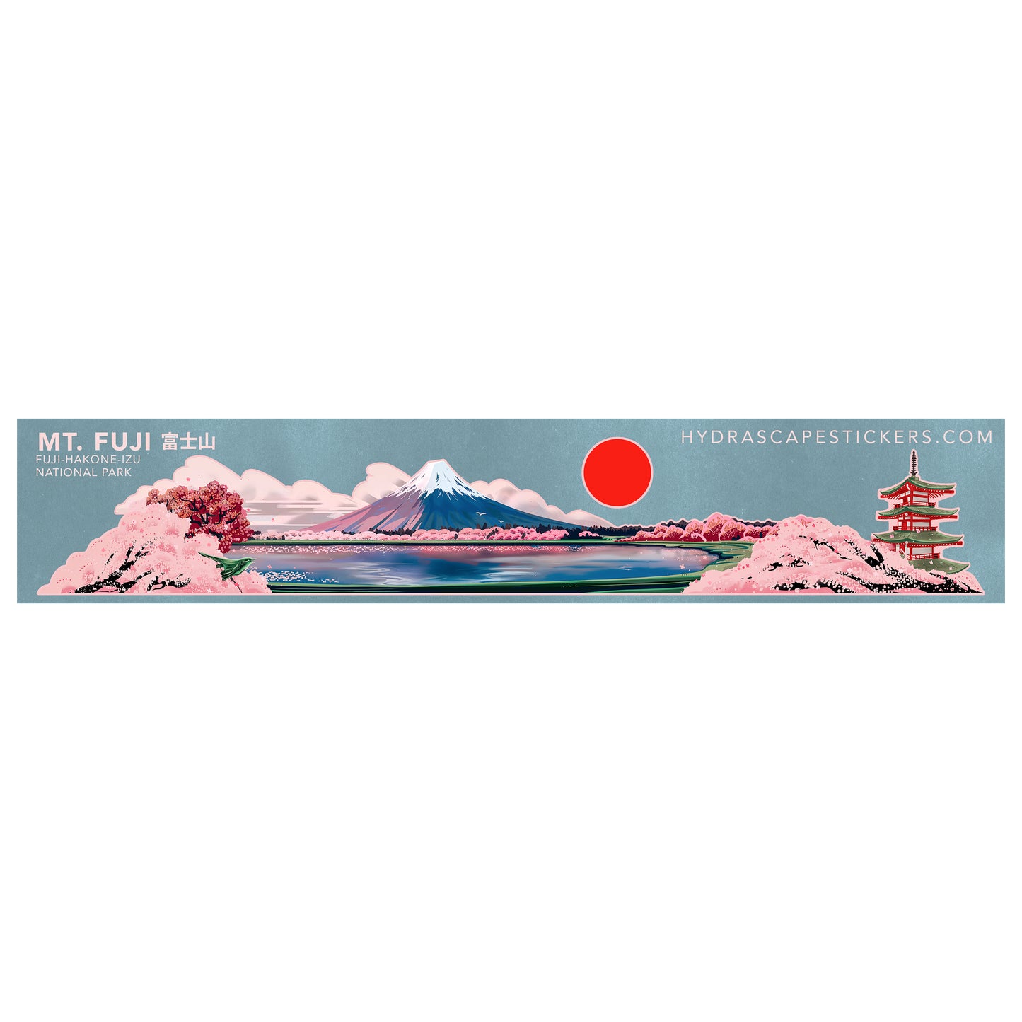 Mt. Fuji Miniscape Sticker