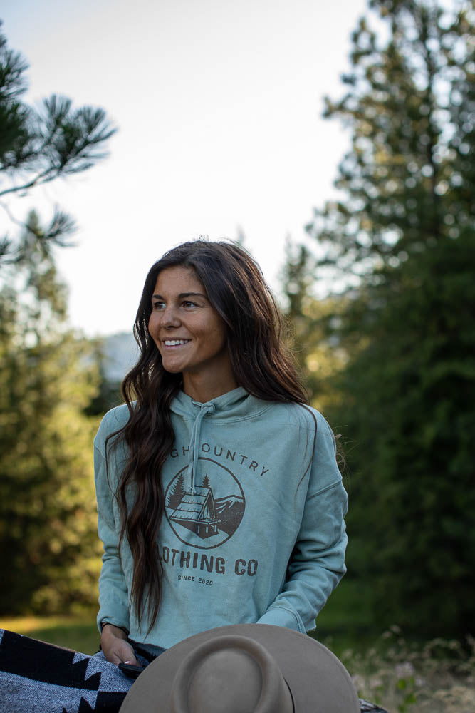 Cabin Adventure Cropped Hoodie