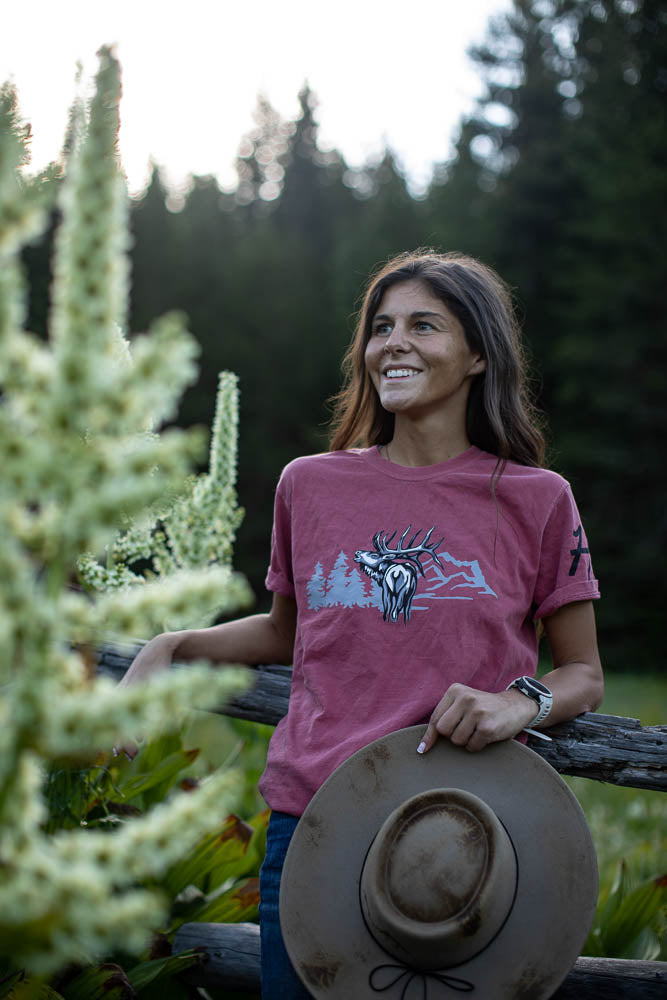 Bugling Elk Tee Brick