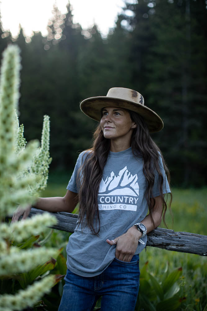 OG Elk Shed Tee Gray