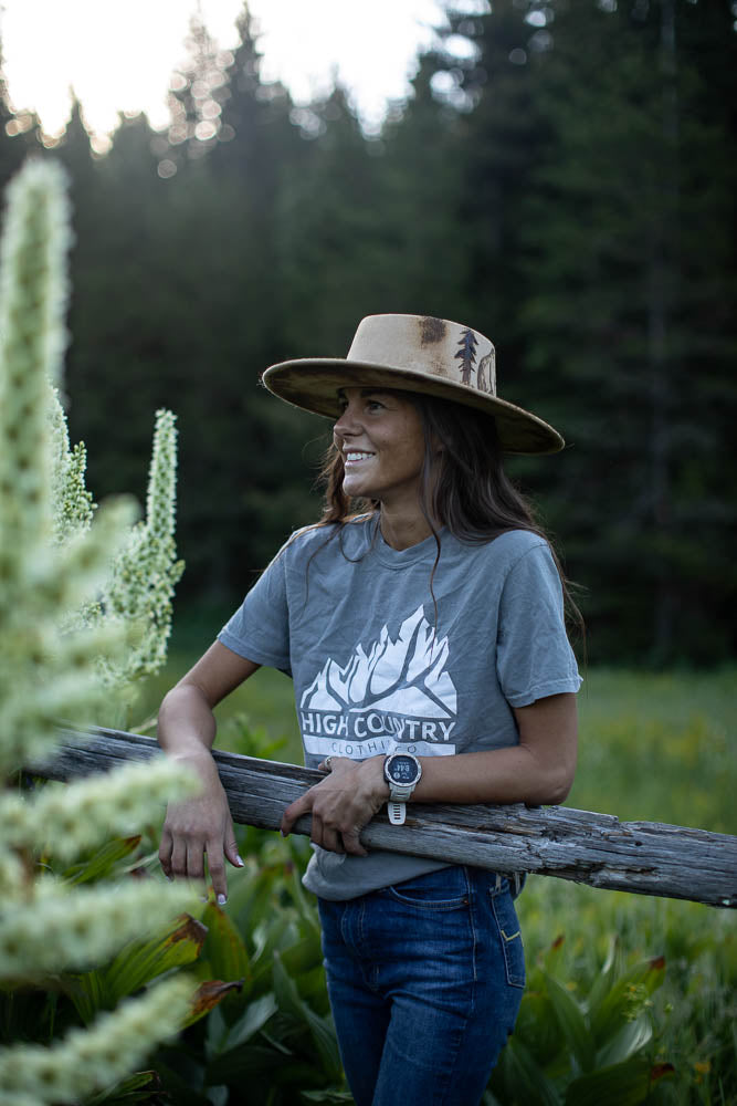 OG Elk Shed Tee Gray