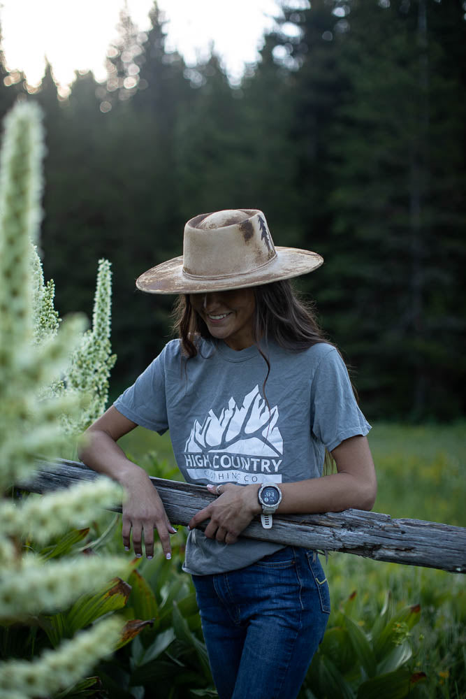 OG Elk Shed Tee Gray